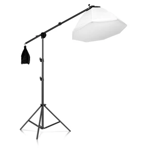 SH Octagonal Softbox Lighting Kit 70cm White Soft Box With Socket Continuous Photography Lighting Tripod Kit For YouTube Video