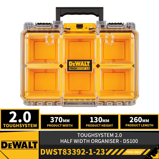 Caja De Herramientas DeWalt Toughsystem DS150 (vacía) - Almacenamiento Profesional Para DCF887, DCD796 - Hecha En Reino Unido