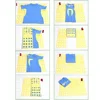 Clothes Folding Board Adults Child Clothing Folder Bender Plastic Practical Detacha All Size Quick Fold the Clothes T Shirts 6