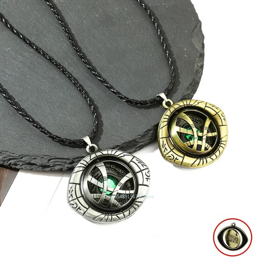 Doctor Strange Collana Eye Of Agamotto Collana Girevole Dr Strange Infinity Time Stones Collana Regalo Di Halloween