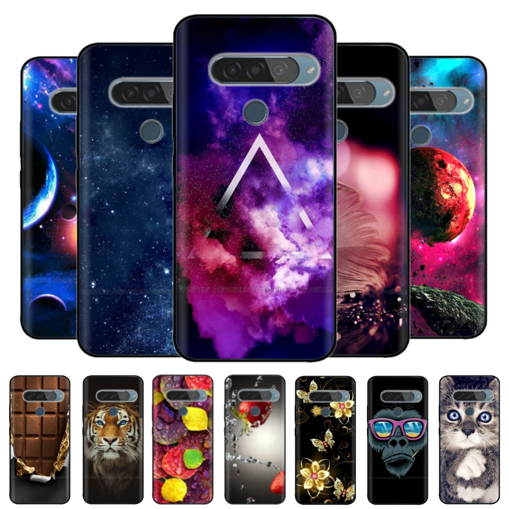 Per Lg G8 Thinq Custodia In Silicone Cartoon Flower Phone Case Per Lg G8S Thinq G 8 Cover Case Per Lg G8X Thinq Cover Bumper Coque Etui