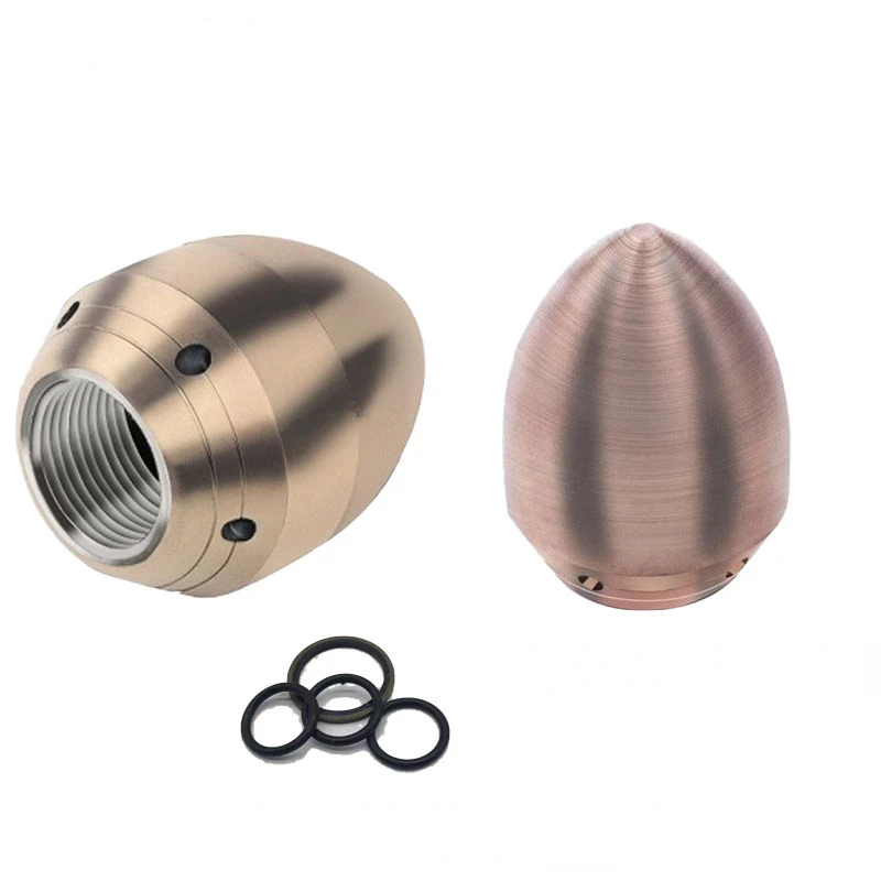 M36 Internal Thread 130L High-pressure Dredging Vehicle Nozzle High Pressure Suction Vehicle Stainless Steel Metal Core Nozzle upgrade tz2 0 bambu lab x1 x1 carbon hotend bi metal heatbreak high speed print 3d extruder hot end cht nozzle for bambu p1p p1s