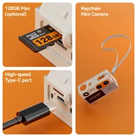 G9 4K Retro Mini Keychain Thumb Camera Built-in Flash Outdoor Sports CameraVideo Shooting Children Multiple Filters Camera 2026 5