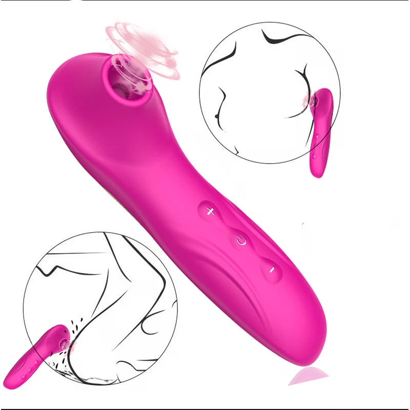 Powerful BreastSucker Clit Sucking Vibrator Sex Toys For Women Nipple Oral Stimulator Massager G-spot Orgasm Masturbator Sexy 18