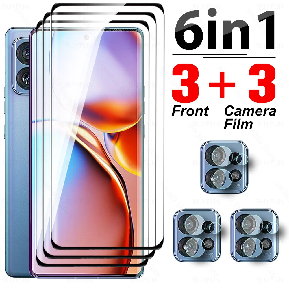 Premium Curved Tempered Glass Screen & Camera Protector