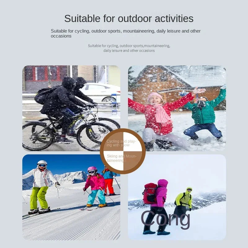 Winter Gloves for Men Women Warm Tactical Gloves Touchscreen Waterproof Hiking Skiing Fishing Cycling Snowboard Non-slip Gloves