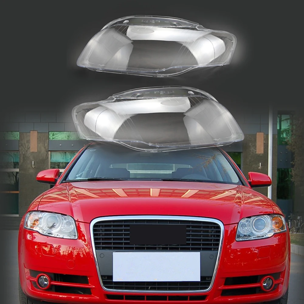 For Audi A4 B7 2006 2007 2008 Front Lamp Shade Car Headlight Mask Shell