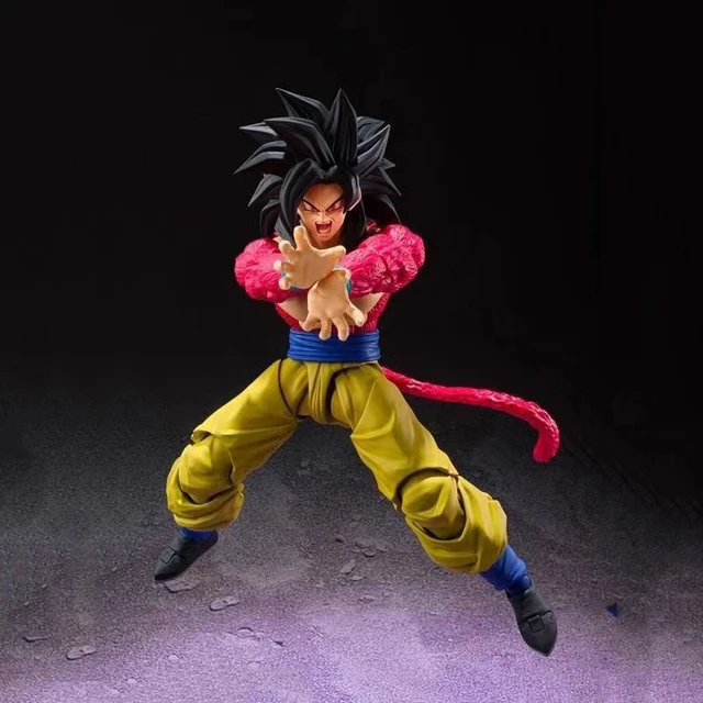 15cm Dragon Ball Super Demoniacal Fit Super Saiya Son Goku Red martial  Artist PVC Statue Action Anime Figure Model Toys