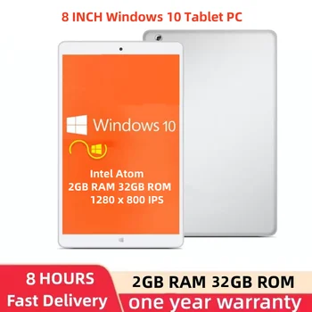 Tablet X80 da 8 pollici Intel Z3735F Windows 10 2 GB RAM 32 GB ROM Quad Core IPS 1280 * 800 IPS WIFI Bluetooth 4.0