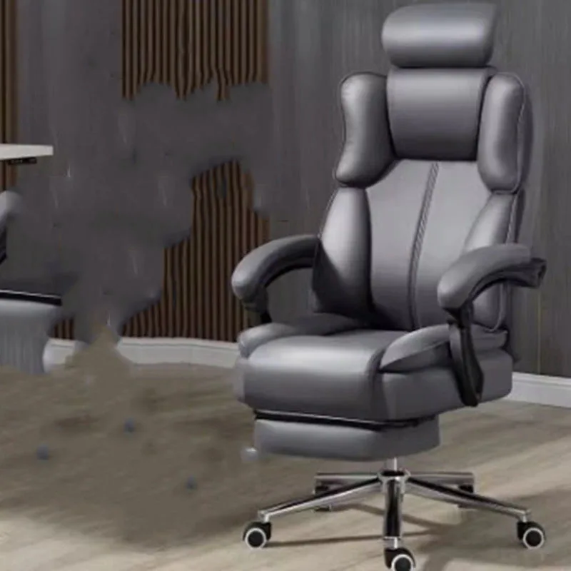 Роскошное кресло для игрового офиса с глубокой спинкой, черное кресло для офиса в скандинавском стиле, удобная мебель для офиса
