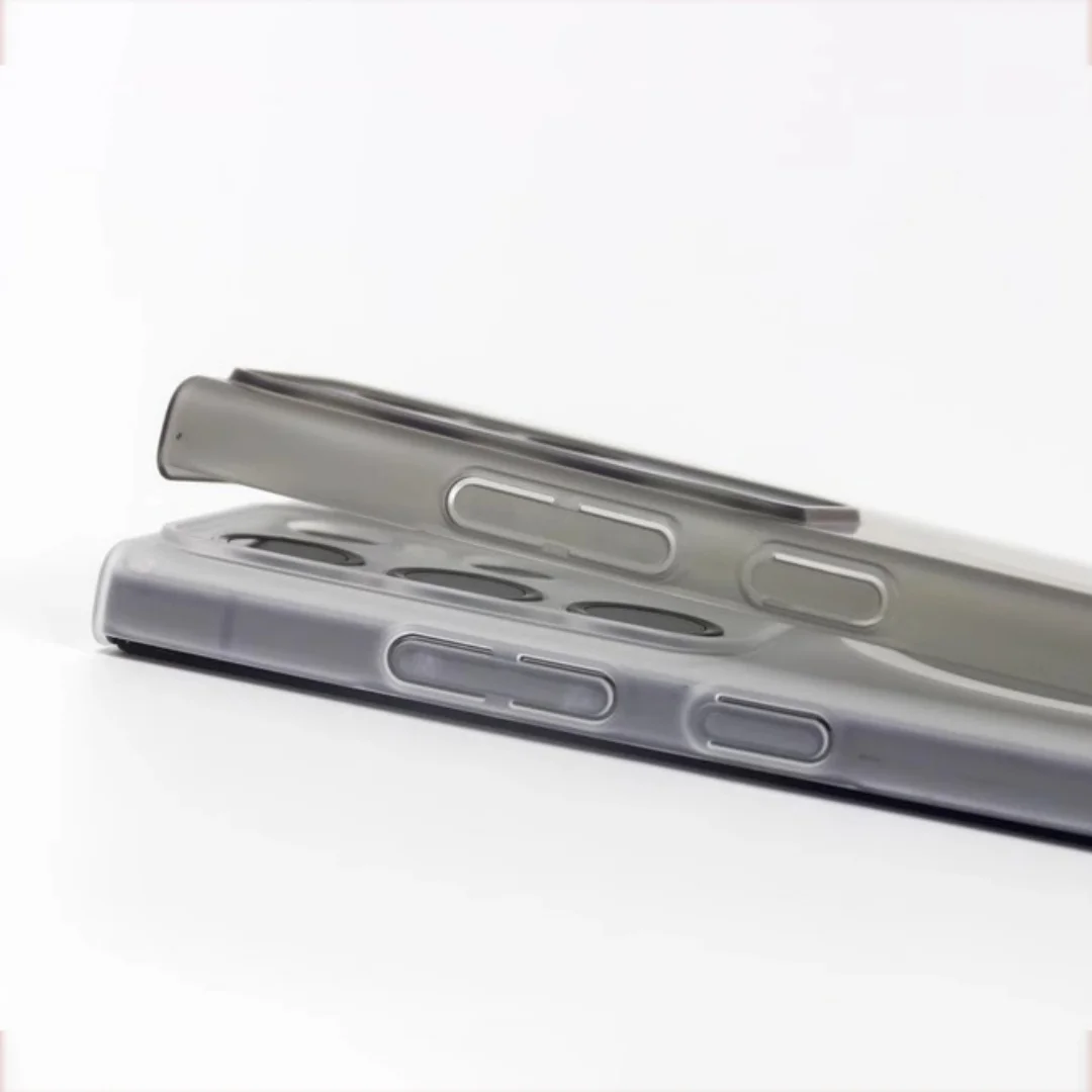 Ultra Thin Magnetic Wireless Charging Matte Case - Translucent Slim Back Cover Shell