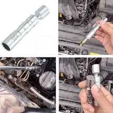 

14MM Magnetic Swivel Spark Plug Socket 3/8 Inch Drive Removal Spark Tool Socket Plug Profile - Swivel Extens 12pt F8E6