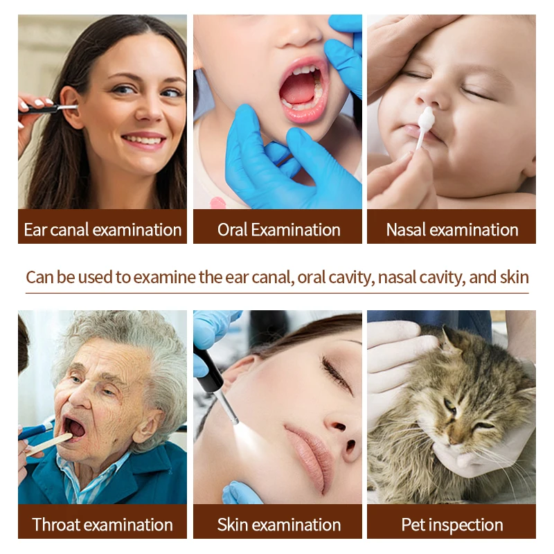 Visual Ear Spoon, Wireless Visual Silicone Ear Spoon Safe Endoscope Earpick with 3 Camera Otoscope Ear Cleaner For Kids Adults