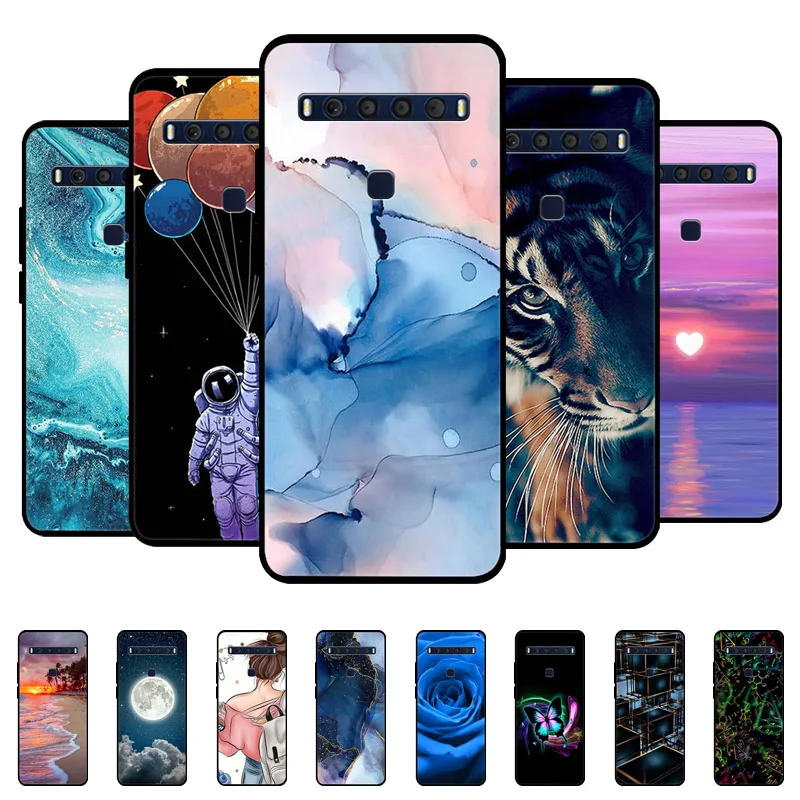 Для TCL 10L чехол Cover для TCL 10 Lite 10 Lite, силиконовый мягкий мраморный черный бампер Funda Coque для TCL 10L T770H T770B Protective