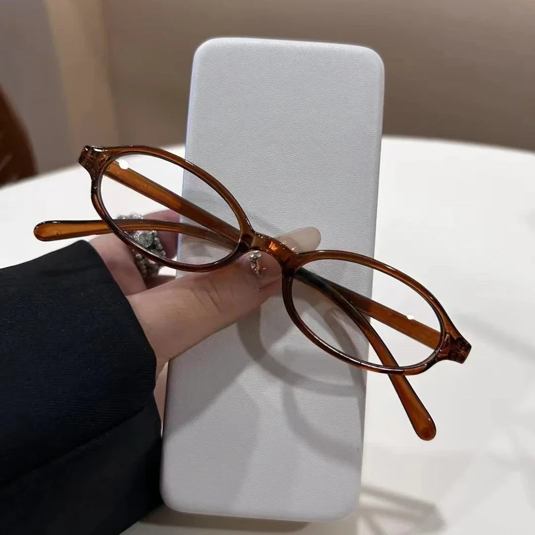 Y2K Retro Eyeglass Frames Elliptical Fashion Decorative