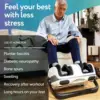 Cloud Massage Shiatsu Foot Massager with Heat - Feet Massager for Relaxation, Plantar Fasciitis Relief, Neuropathy, Circulation, 5