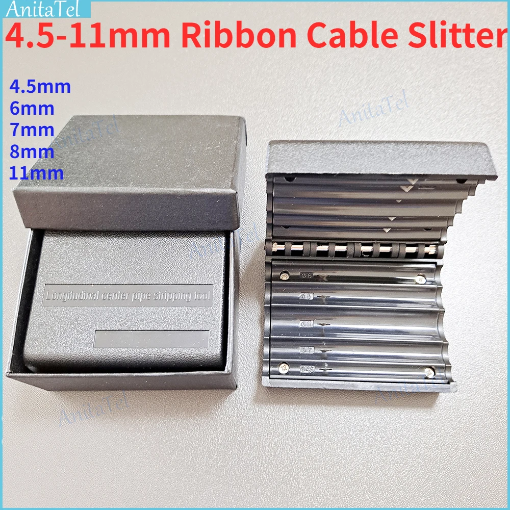 Taglierina Per Cavi A Nastro Guaina Ottica Spelafili Per Rivestimento In Fibra 4.5-11Mm Taglierina Per Tubi In Fibra Ftth Taglierina Per Guaina Per Ca