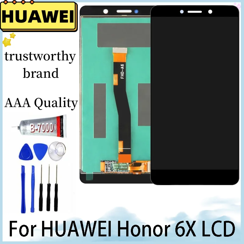 

5.5'' For Huawei Honor 6X LCD Display BLN-L24 BLN-AL10 BLN-L21 BLN-L22 Touch Screen Digitizer Mate 9Lite For Huawei GR5 2017 LCD