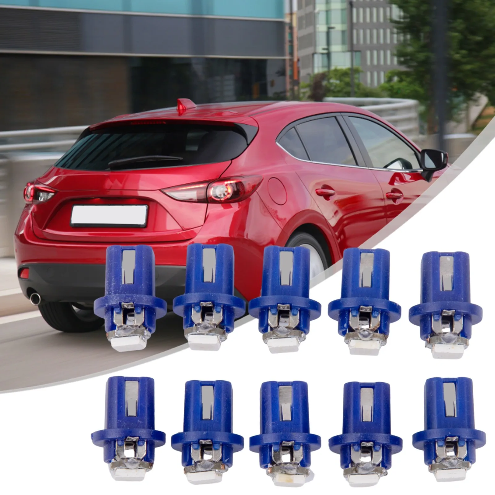 

10xT5 B8.5D 5050 SMD Car LED Dashboard Dash Lamp Instrument Light BulbsCenter Console Instrument Light Car Acccessories High Qua