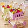 New Toys Girl'S Fruit And Vegetable Shopping Cart Playing House Kitchen Toys Children'S Toys Fruit Handcart Gift 1