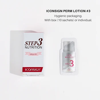 ICONSIGN-#3 향 주머니 속눈썹 리프트 영양 속눈썹 파마 영양 에이전트, 속눈썹 영양 액체 속눈썹 리프팅 로션 메이크업 도구