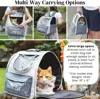 Cat Backpack, Pet Backpack Carrier for Small Dogs and Small to Medium Cats, Travel Pet Carrier with Soft Padded, Reinforc 5