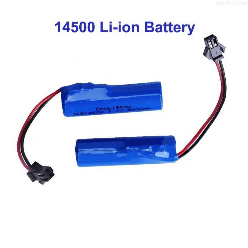 

2PCS 3.7V 14500 AA Rechargeable Battery 800mah Suitable for Remote Control Toy Helicopter Car Train Motorcycle Battery Original