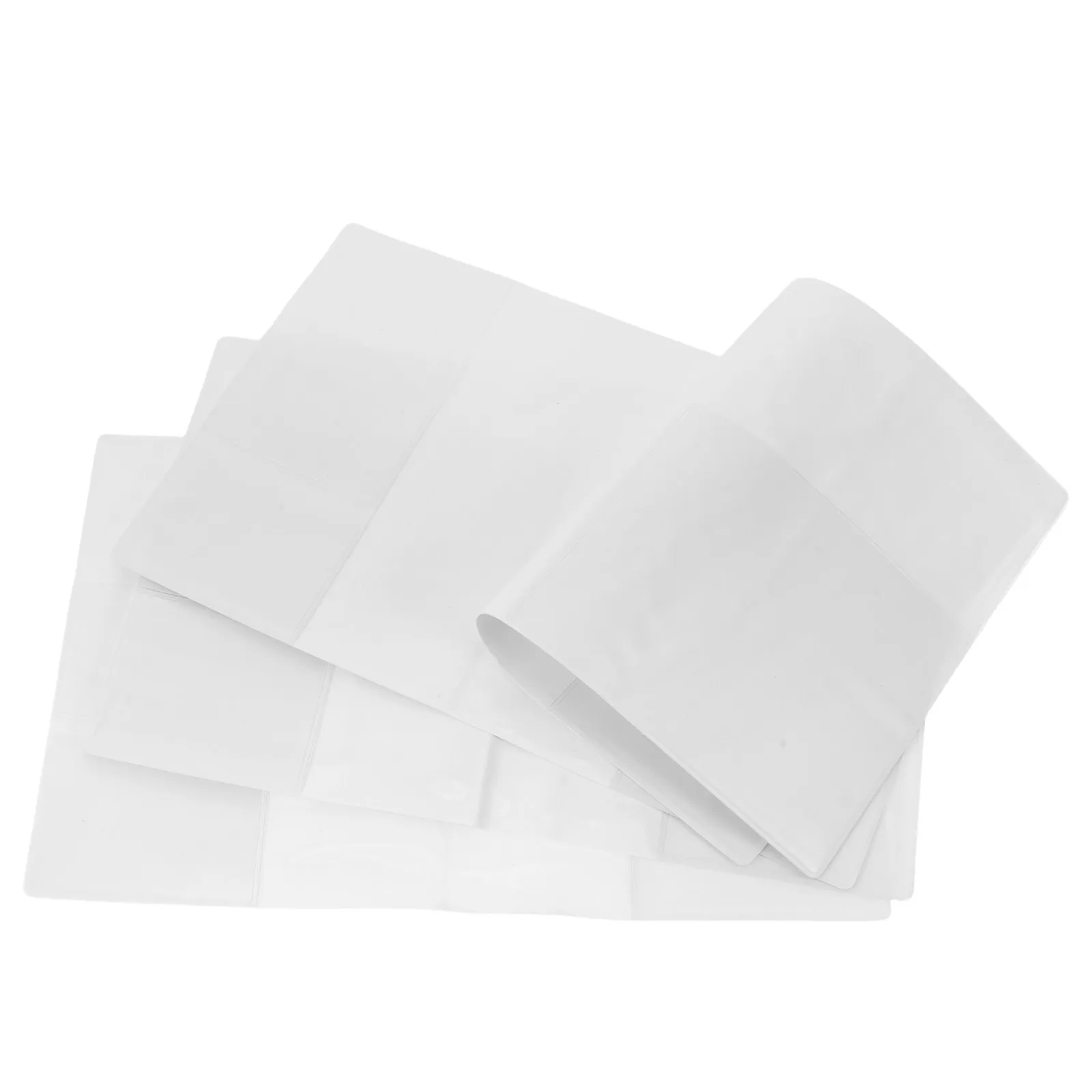 4Pcs 투명 방수 PVC 책 커버 A5 노트북 플래너 저널 학교 사무용품 용 책 보호 슬리브