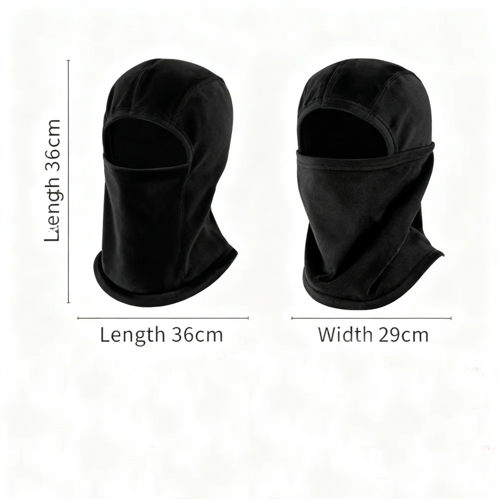 Winter Kid Balaclava Mask Thickened Plush Lined Warm Cycling Full Face Mask Windproof Thermal Quick Dry Skiing Face Cover
