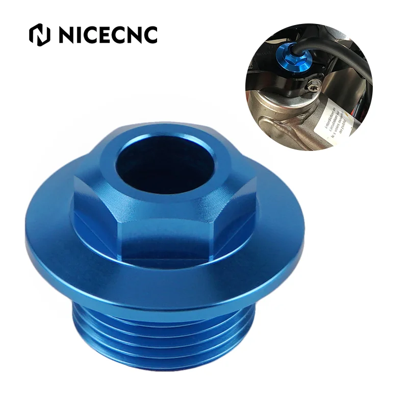 Nicecnc Dado Stelo Sterzo In Alluminio Per Moto Per Husqvarna 125-501 Tc Fc Te Fe Tx Fx 14-22 Per Ktm 690 Enduro R/690 Smc-R 08-22