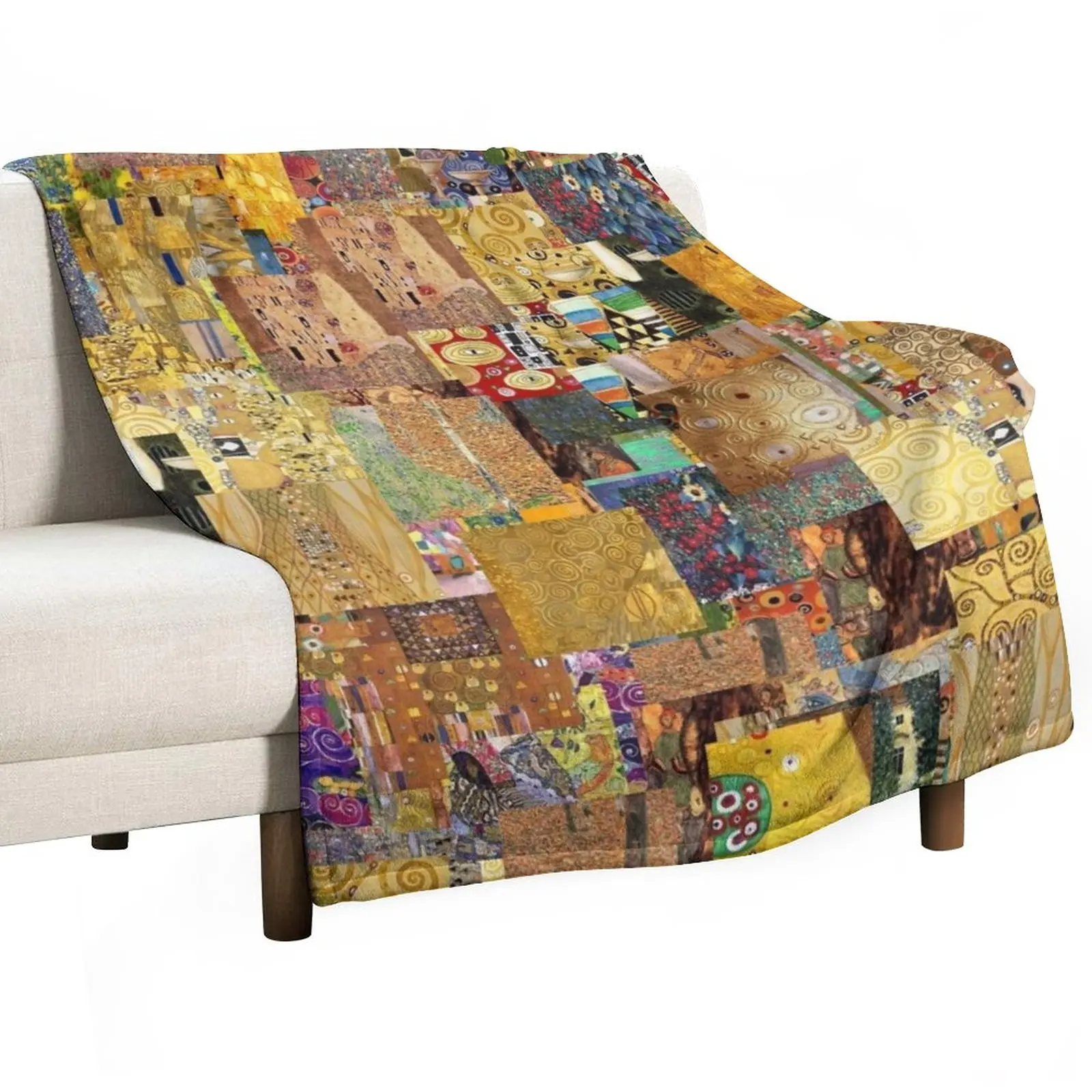 

Gustav Klimt Throw Blanket Luxury Designer Blanket Luxury Thicken Blanket Summer Blanket