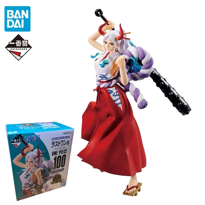 

Original One Piece Yamato Ichiban Kuji Anime Figure Anniversary 100 Last Dolls 17.5Cm Pvc Figurine Model Toys for Boys Gift