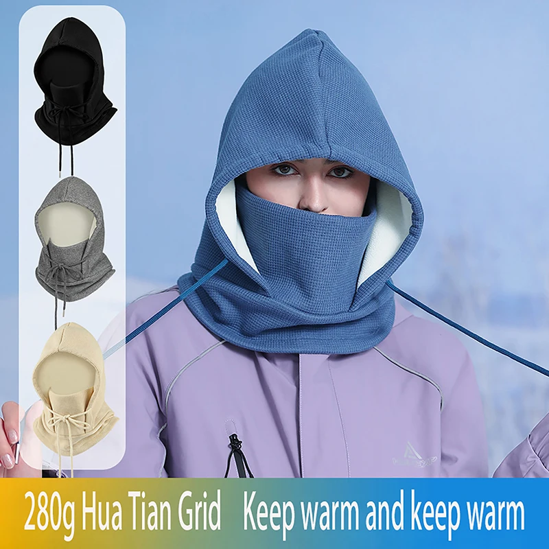 

Winter Skiing Balaclava Full Face Mask Fleece Neck Warmer Men Women Sports Mountaineering Cycling Hiking Cap Windproof Headwear