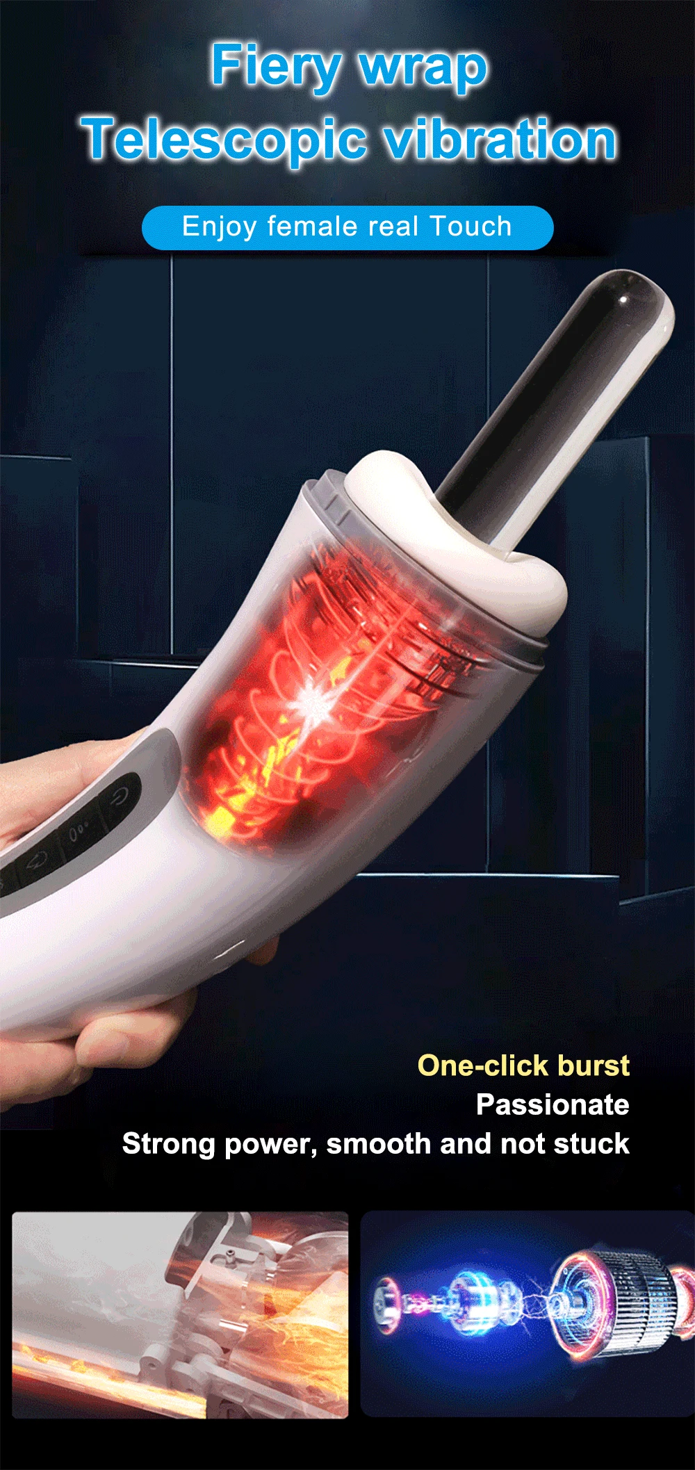 Automatic Male Sucking Vibrator For Men Masturbation Cup_voghion.com