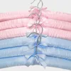 5PCS Coat Satin Padded Clothes Silk Wrapped Display Hanger Sponge Hangers Clothes Hanger 2