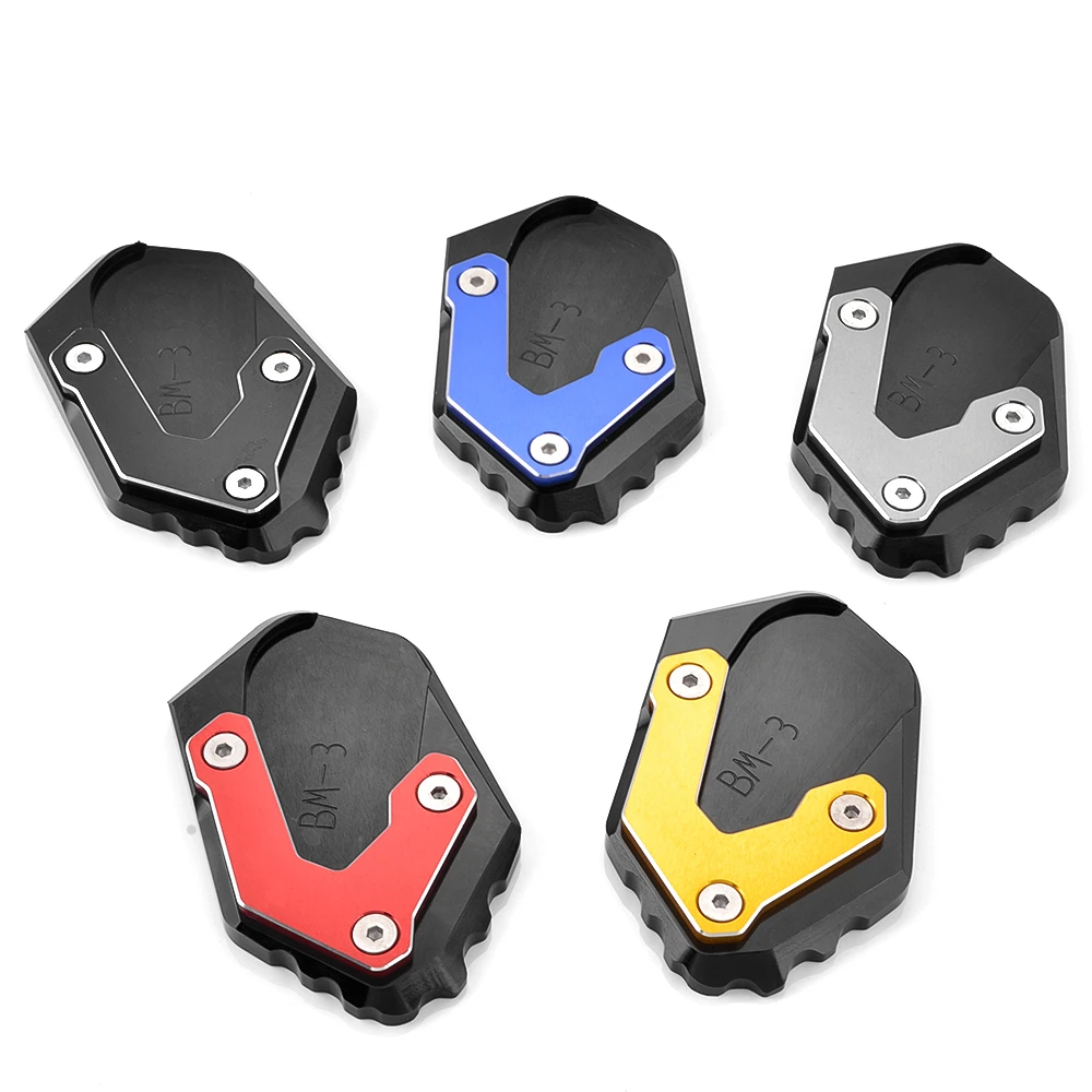 Cnc kicks tand verlängerung moto seiten ständer platte pad vergrößern für bmw r1200gs lc r 1200 gs lc 2013-2016 r1200 gs lc adv – Detail 8