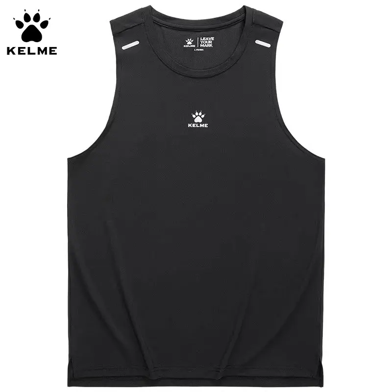 

Kelme Kalme Sports Tank Top For Men's Summer New Running Fitness Shirt Thin Breathable Basketball Sleeveless T-shirt Soccer Vest