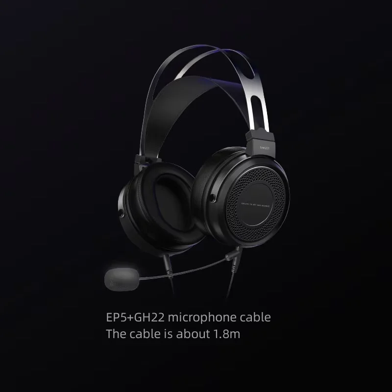 SIMGOT EP5 Wired Over-Ear Headphones 50mm Driver HiFi Gaming 3.5mm