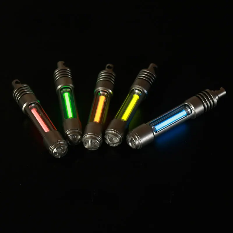 TEC-T323P Photon Fob Titanium Alloy Luminous Night Signal Light Luminous Self-illuminating Key Chain betalight 2