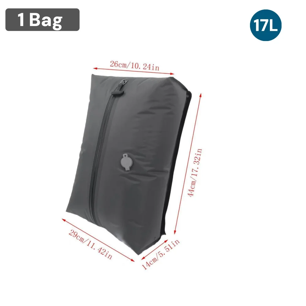Travel Essentials Vacuum Storage Bags: Space-Saving Compression Packing Cubes and Clothes Organizer
