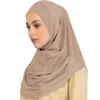 Wrinkle Modal Jersey Hijab Instant Hijab Muslim Innerscarf For Woman Under Cap Hat Lady Solid Soft Headscarf Crystal Hemp Bonnet 5