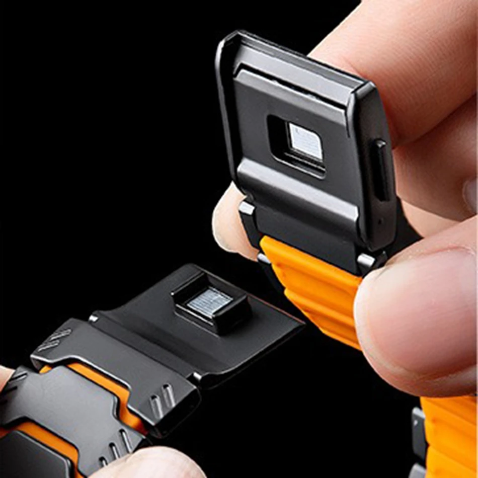 가민 워치용 고급 티타늄 실리콘 자석 밴드 (Fenix ??8, 7X Pro, 6X, Enduro 3, Tactix 7Pro, Instinct 2X 호환) ? 26mm 스포츠 교체용 시계 스트랩
