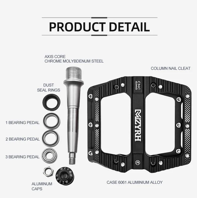 Bike Pedal Zacro s Of 9/16 Inch, Mountain s With High-Speed