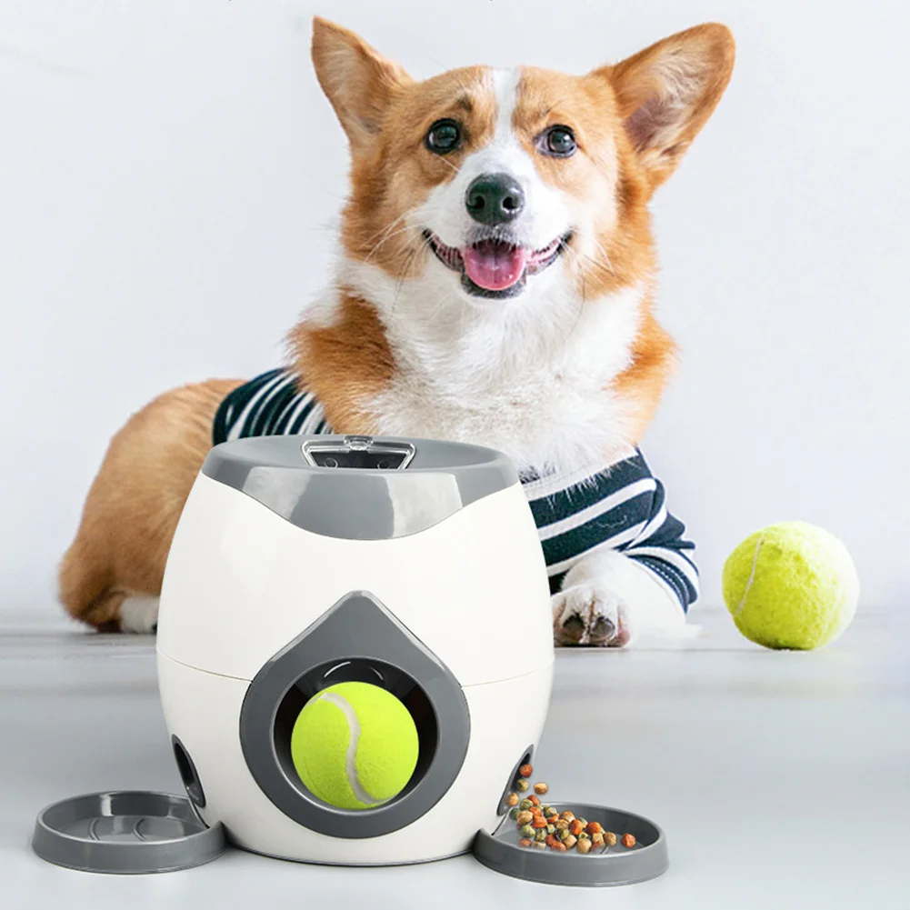 Automatic Dog Ball Launcher With Slow Feeder 2