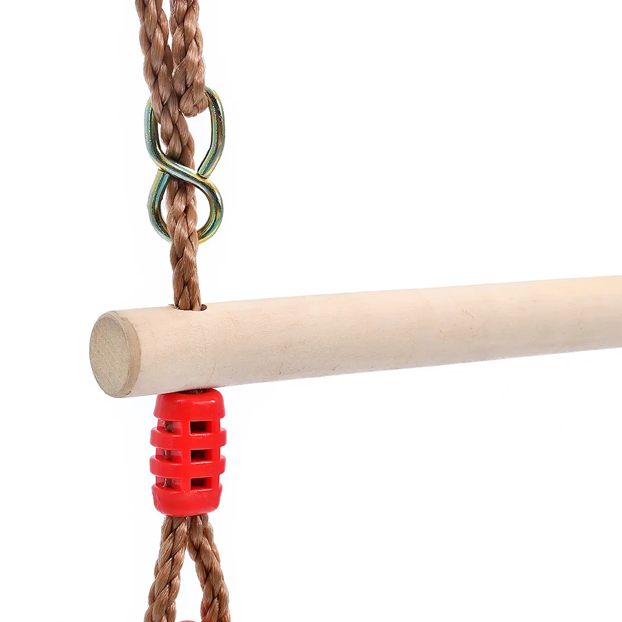 Baby Hanging Swing Hanging Wood Children Kindergarten Toy Outside Indoor Small Basket Beige Swinging Rocking Baby Toy Kids Gift children swing toys