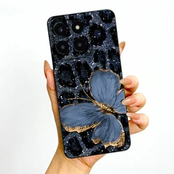 Silicone Leopard Butterfly Soft Phone Cover for Honor X6S 5G (HEI - TYHEI1101)