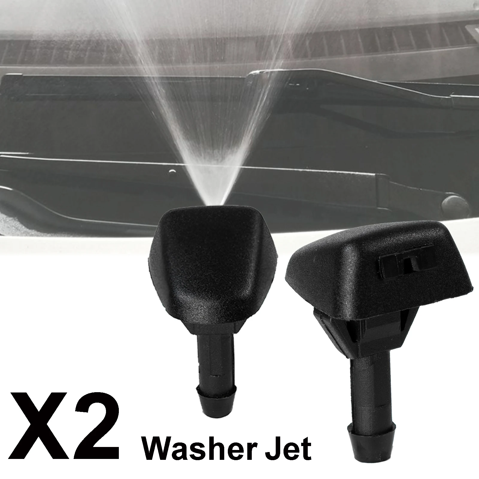 Nozzle Spray Front Window Windscreen Windshield Washer Jet Wiper Nozzle