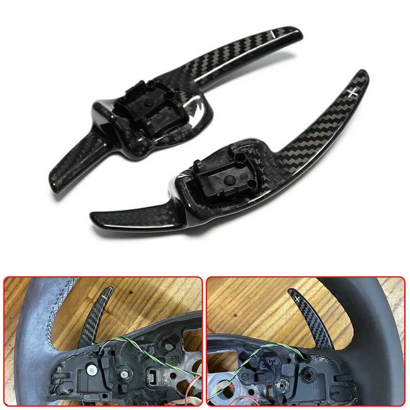 日本ファストファッション通販サイト Carbon Fiber Dsg Steering Wheel Paddle Extension For Golf 5 6 Mk6 Jetta Mk5 Passat B6 Cc Polo Sharan Tiguan 豪華で新しい ス Solucionesalcatel Com Mx