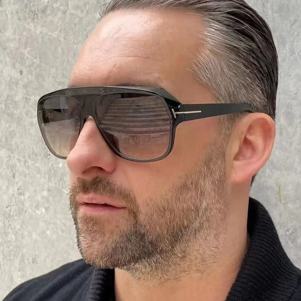 

Солнцезащитные очки в ретро стиле для мужчин и женщин, квадратные модные T-образные многоугольные, устойчивые к ультрафиолетовому излучению, защитные, для улицы