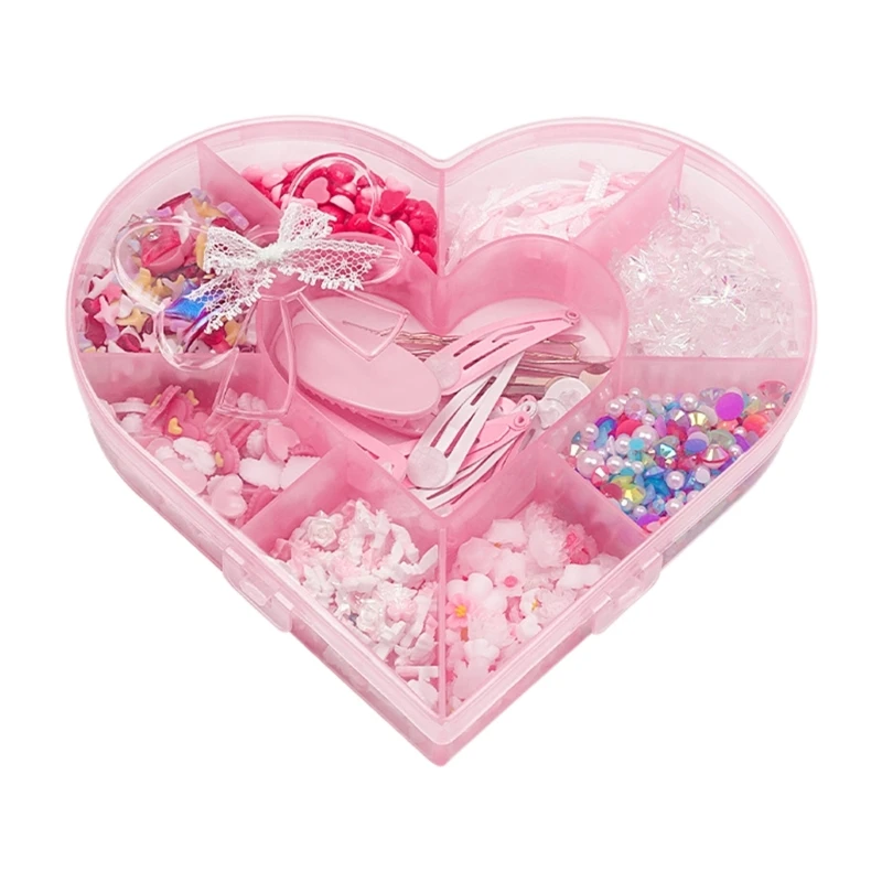 

1Box Multi Shaped Resin 3D Hair Clip for Nail Decoration and Crafts Drop Shipping